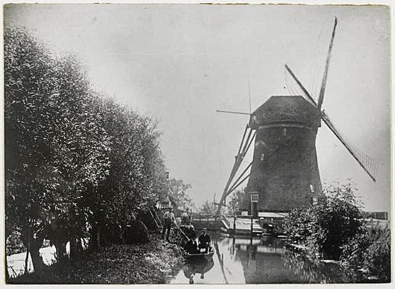 Sluipwijkse molen bij het Reeuwijksche Verlaat